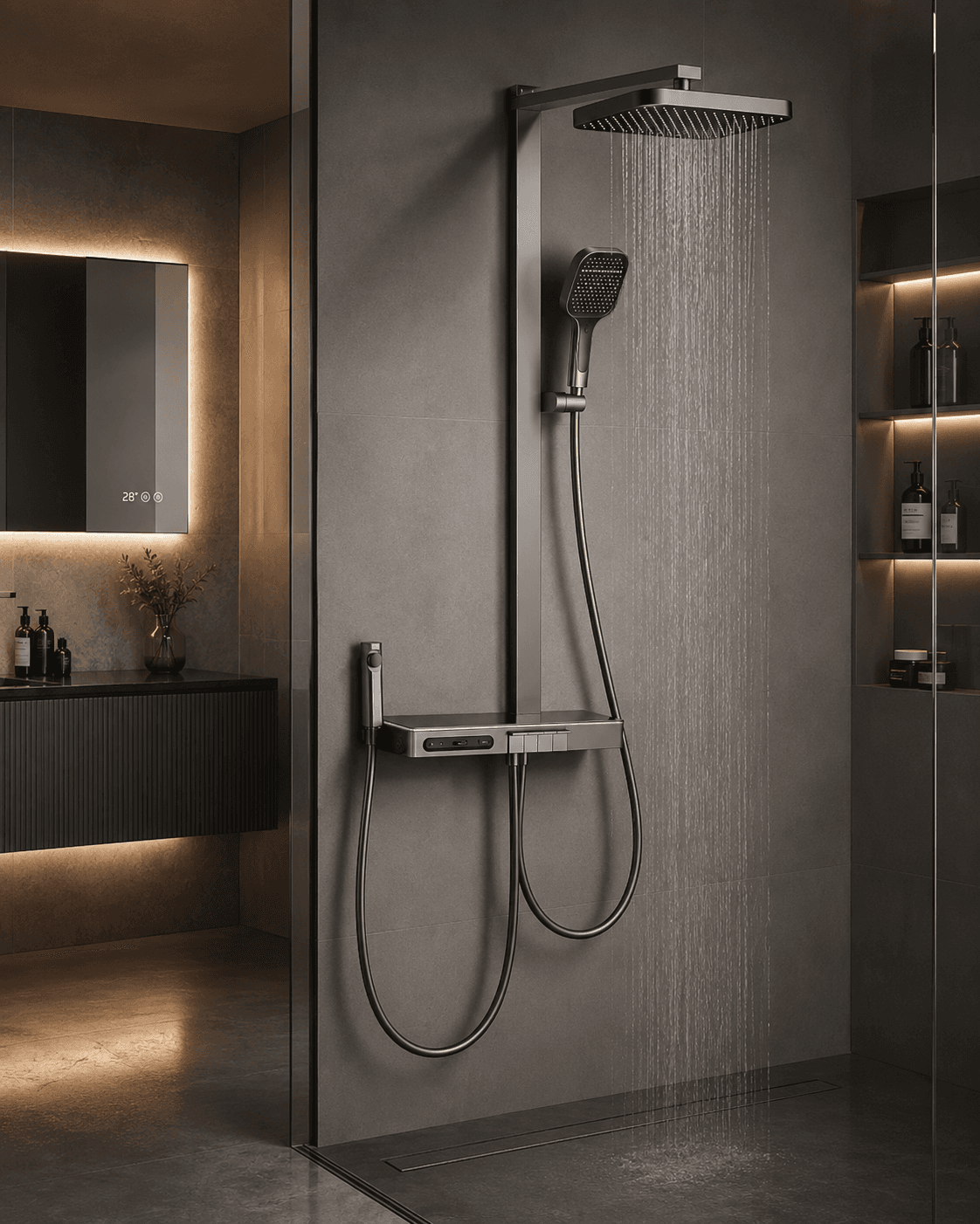 Collonge de douche optima chamonix